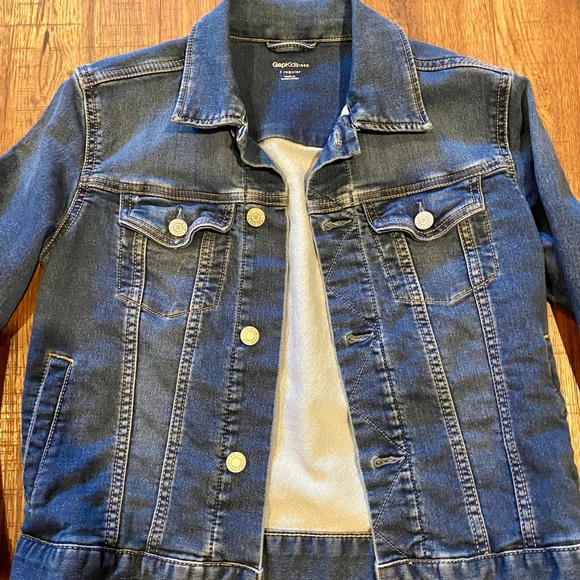 New gap kids boys Jean jacket size large - Picture 5 of 9